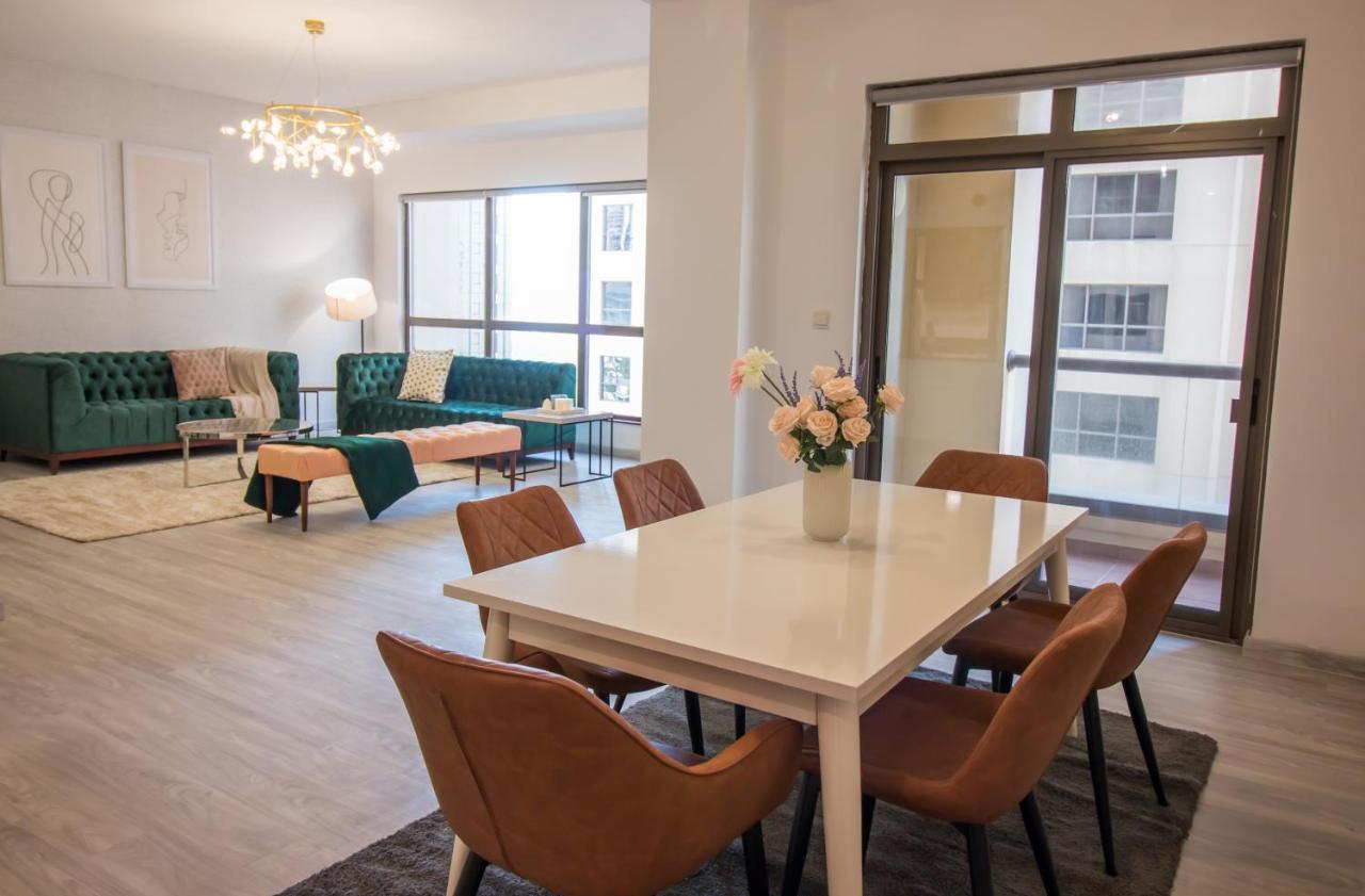 ドバイPremium 3Br! Partial Sea-View - Amwajアパートメント エクステリア 写真