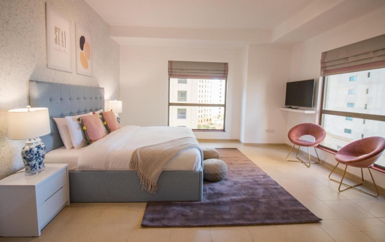 ドバイPremium 3Br! Partial Sea-View - Amwajアパートメント エクステリア 写真