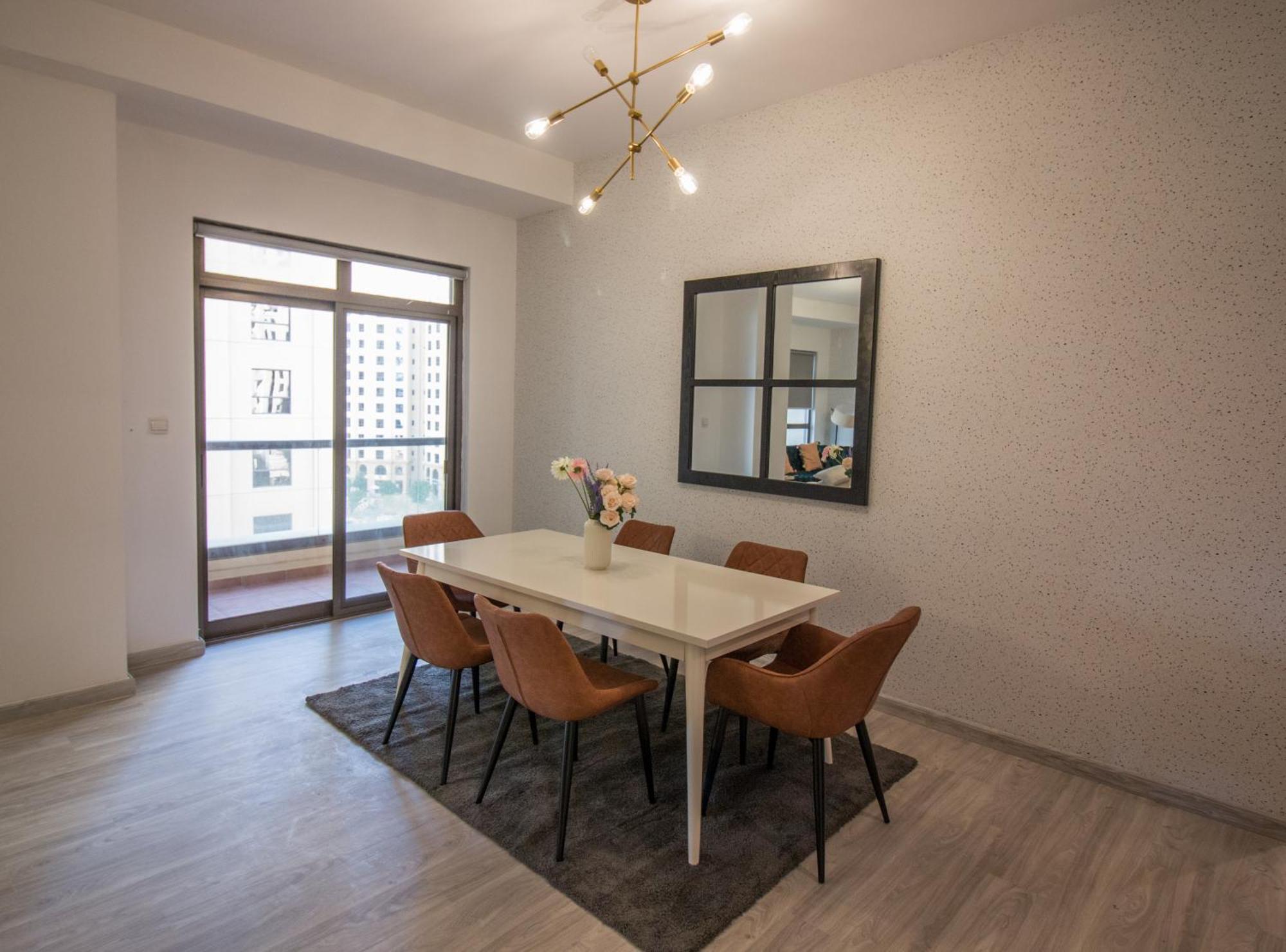 ドバイPremium 3Br! Partial Sea-View - Amwajアパートメント エクステリア 写真