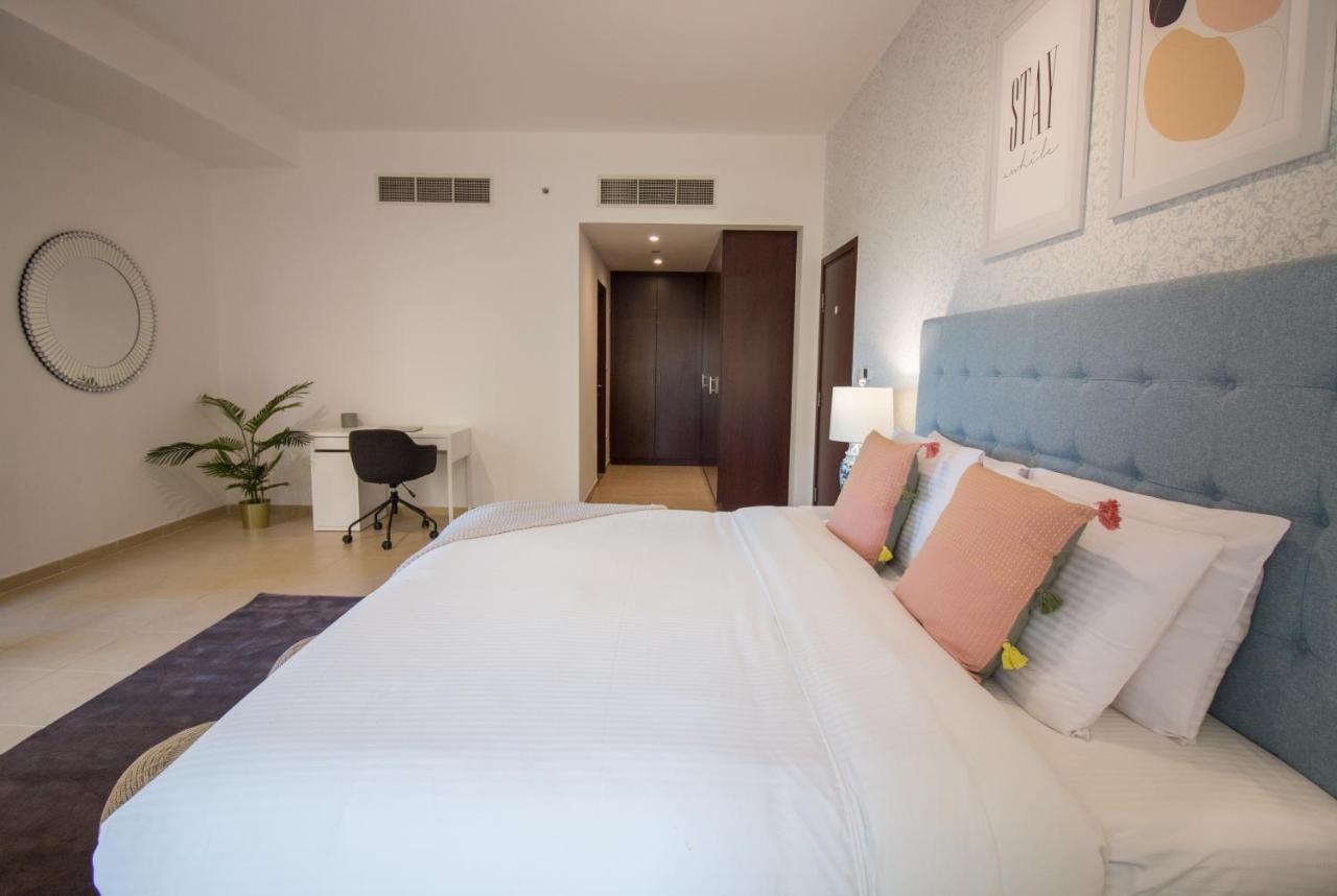 ドバイPremium 3Br! Partial Sea-View - Amwajアパートメント エクステリア 写真